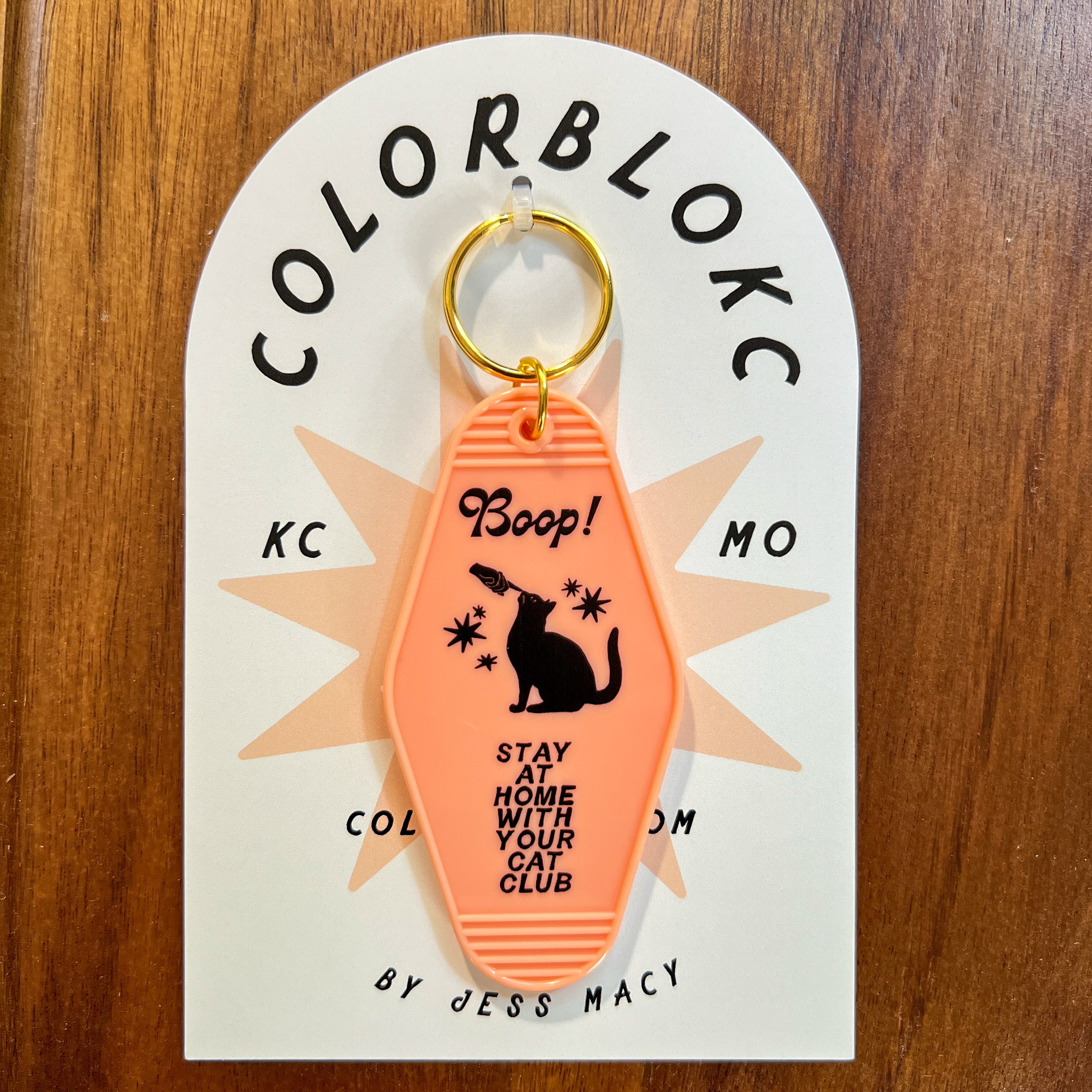 Stay At Home With Your Cat Club (Keychain)